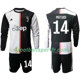 Tenue Juventus Matuidi 14 Enfant Domicile 2019-2020 Maillot de Foot ML